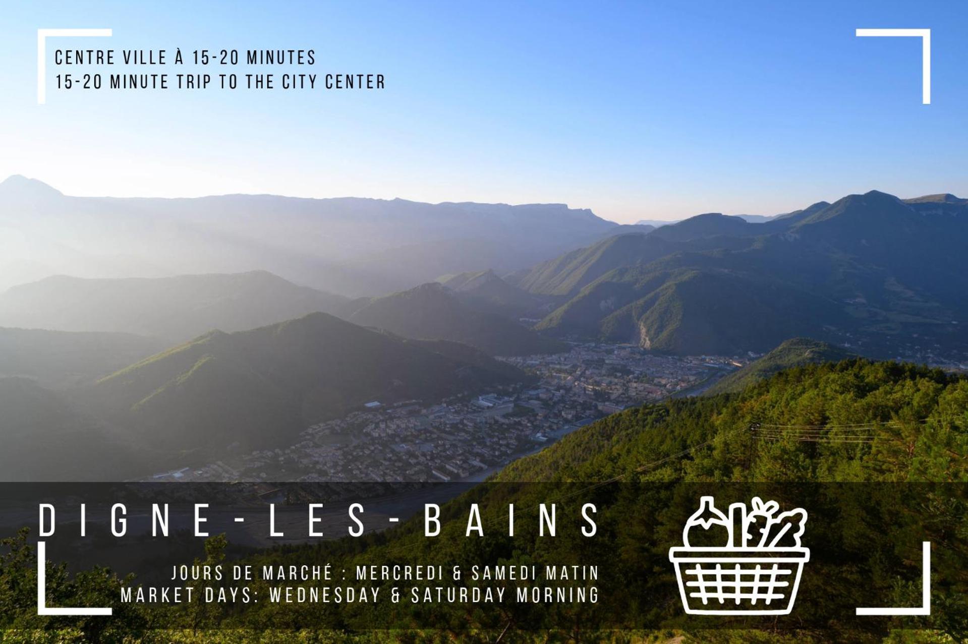 ホテル Les Eaux Chaudes ディーニュ・レ・バン エクステリア 写真